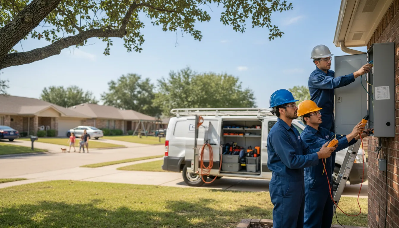 Certified electrician providing emergency electrical services in Medicine Park, OK